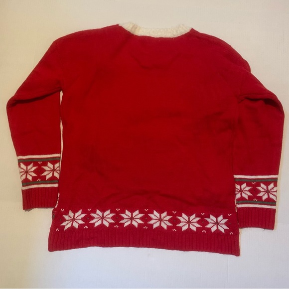 Ugly Christmas Sweater Cat With Tinsel Size Large - Picture 3 of 7